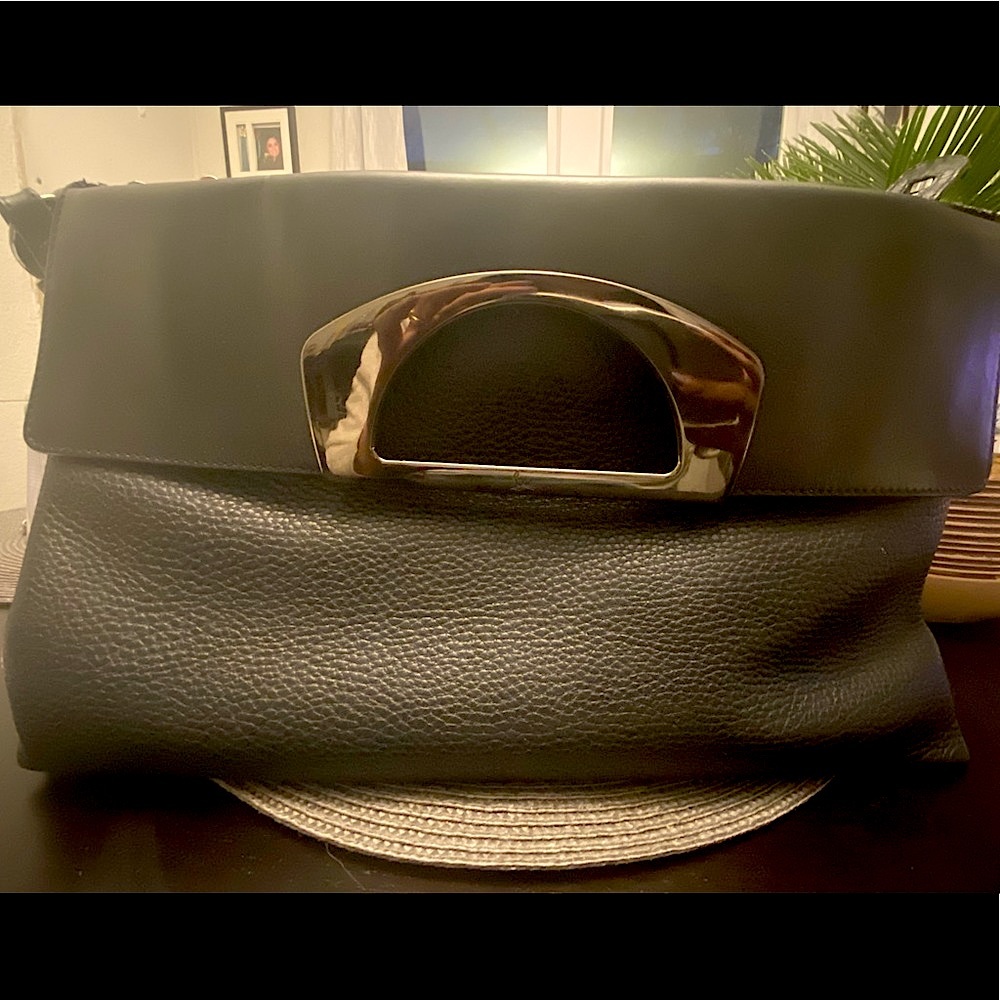 CHRISTIAN LOUBOUTIN Leather Passage Messenger Bag